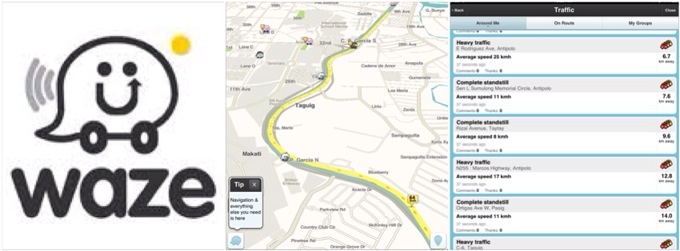 How do you use the Waze traffic app?