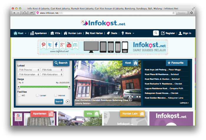 Infokost Plans to be the Agoda for Indonesian Boarding Houses