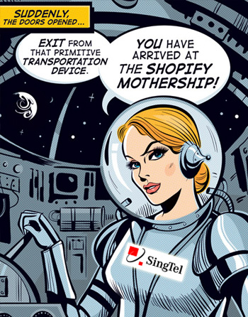 shopify-singtel