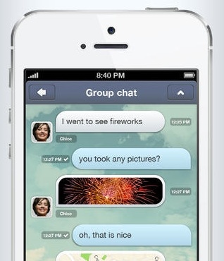 GREE chat app Tellit