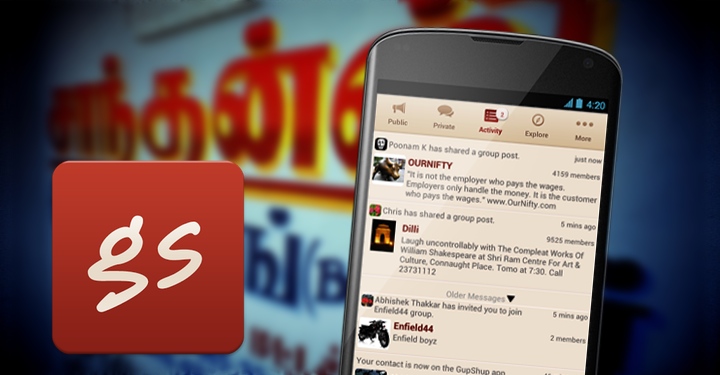 Indian Messaging App GupShup Goes Multi-Lingual w/ 9 Local Languages
