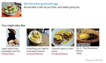 Outbrain Content Discovery - inSing.com