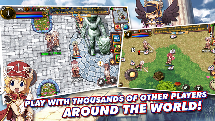 Mobile MMORPG Ragnarok: War of Gods