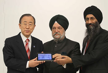 Akash unveiled at UN
