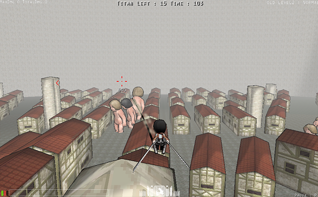 Attack on titan tribute game modded