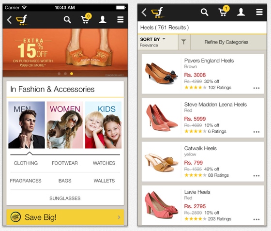 Top Indian e-store Flipkart finally launches iPhone app