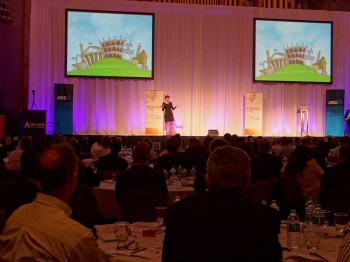 Broken Arm Games pitching at ANZ Innovyz Demo Day