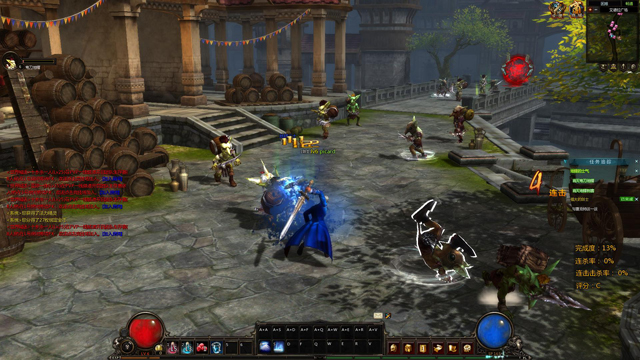 free hack and slash mmorpg