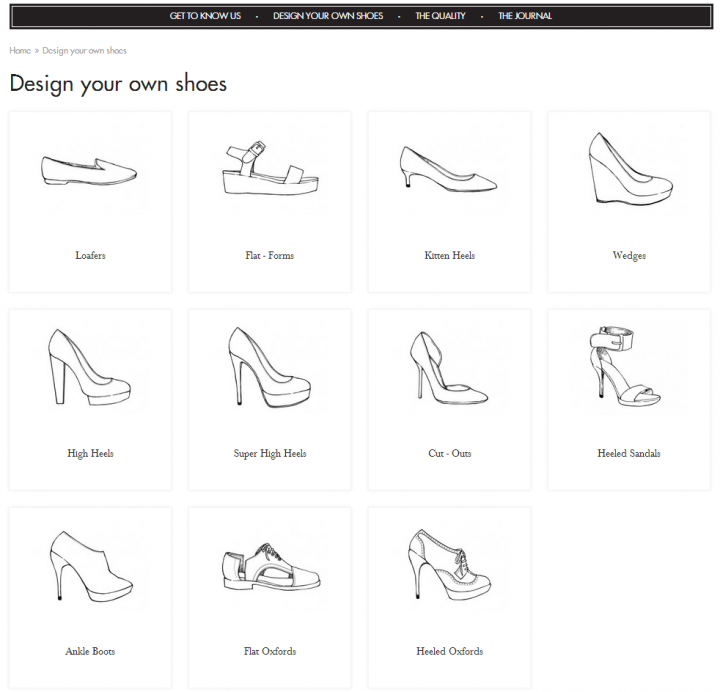Project Shoe: Customized shoe e-commerce platform goes live