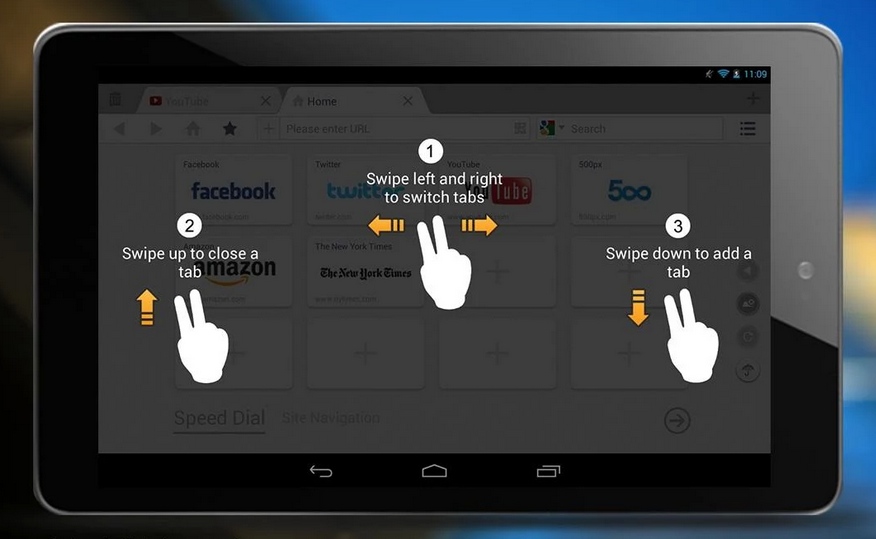 UC Browser adds tab swipe gestures for Android tablets