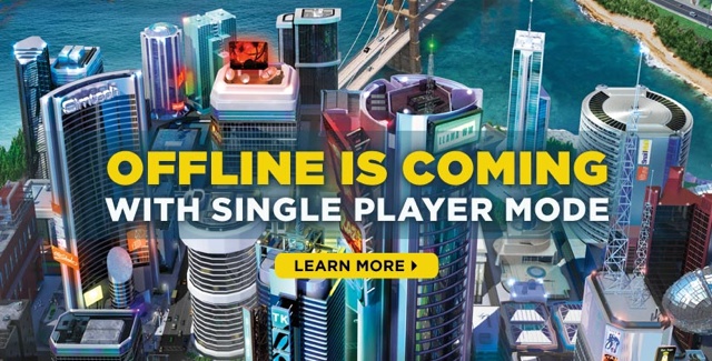 Offline mode and single-player are unique selling points now? Is this the 1980s?