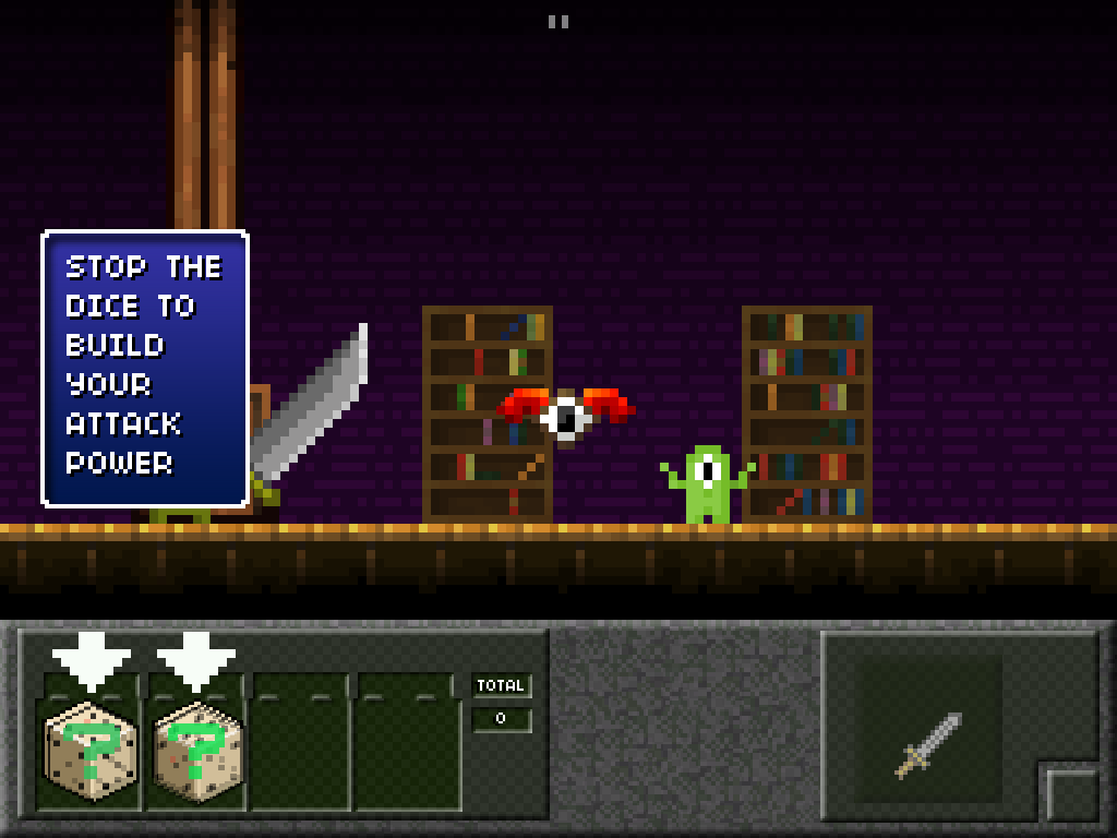 Tiny Dice Dungeon review dice, dice baby!