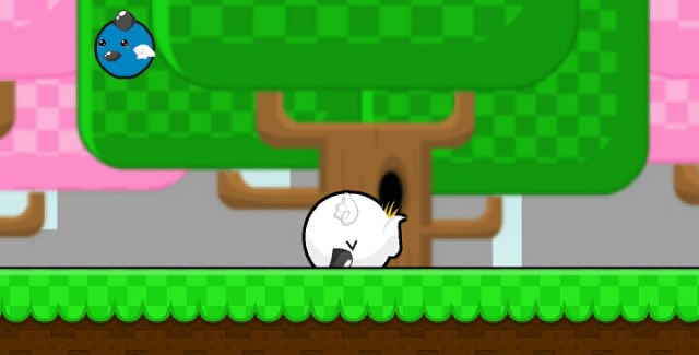 bird faceplant