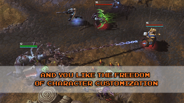 And you like the freedom of character customization