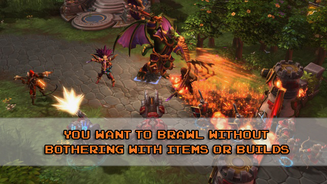 You want to brawl without bother with items or builds. You want to brawl without bother with items or builds.