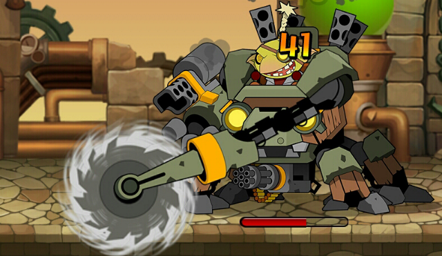 A goblin with a buzz-saw. Evolution is beautiful.