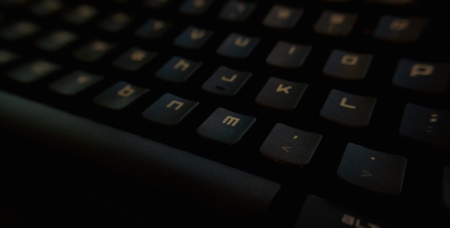 Razer Black Widow keyboard
