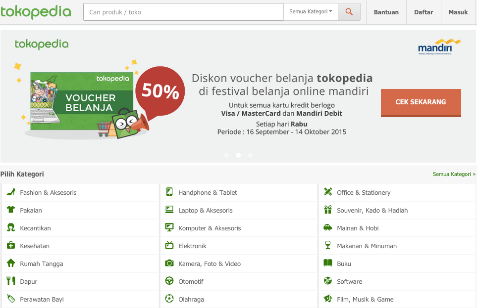 Tokopedia Is An Online Marketplace Enabling Individuals And Business Owners In Indonesia To Open And Maintain Their Online Stores For Free