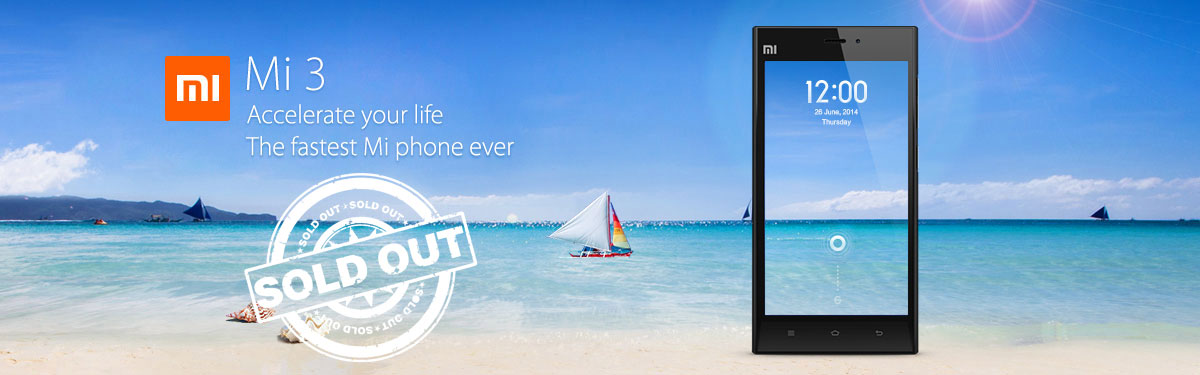 In a rather slow launch in the Philippines, Xiaomi sells 3,000 Mi3 phones after an hour