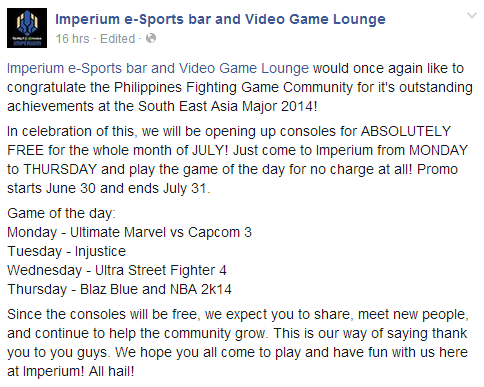 Imperium says free console gaming for everyone for one month! Imperium says free console gaming for everyone for one month!