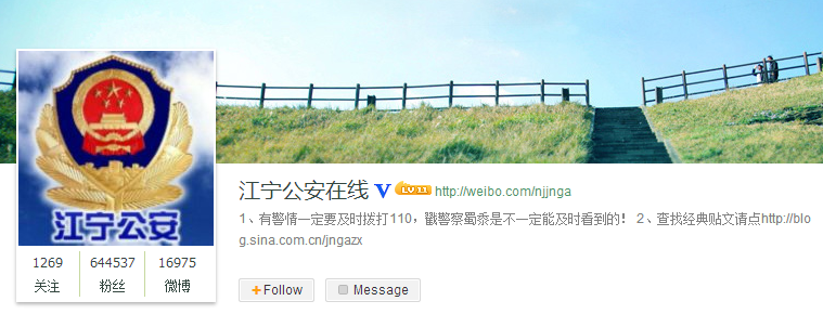 Branding the Chinese government using social media