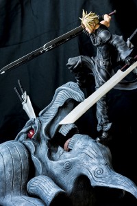 A sample of the artists' previous work: Cloud Strife.
