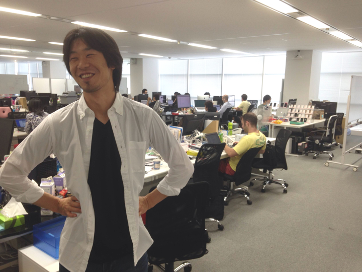 Founder and CEO Katsuaki Sato in the Metaps office.