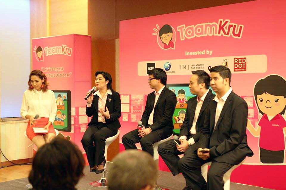Taamkru executives (in black) at an event announcing their plans. Photo: Saiyai Sakawee