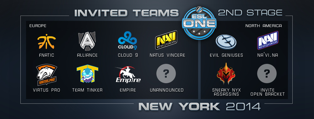 ESLOne_NY2014_Invited_Teams