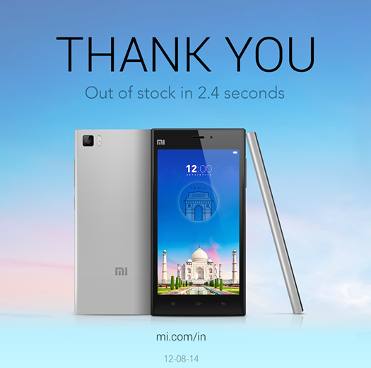Mi 3 sells out again in seconds. Is India Xiaomi’s hottest market after China?