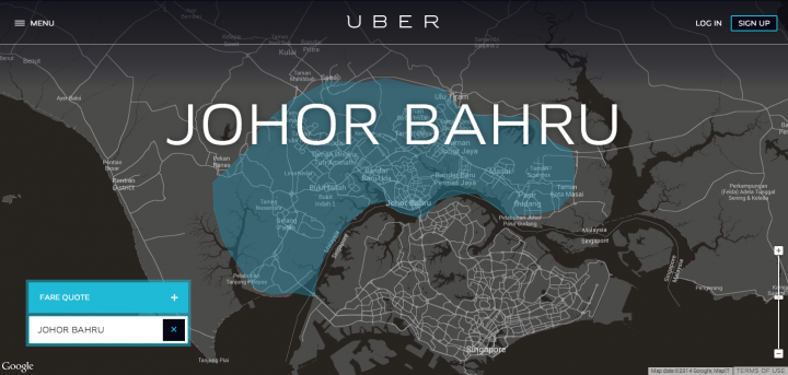 uber johor bahru