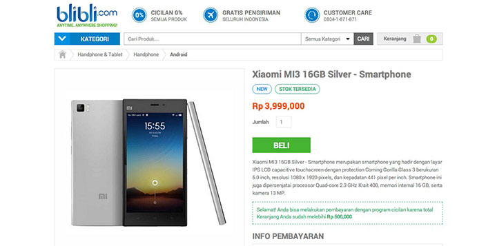 xiaomi-mi-3-silver-blibli-indonesia
