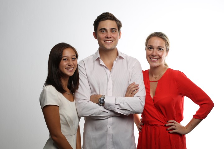 LookBooker team (left to right): Renee Robbie (co-founder), Gavin Edgley (Singapore GM), Giorgia Rossi (co-founder)