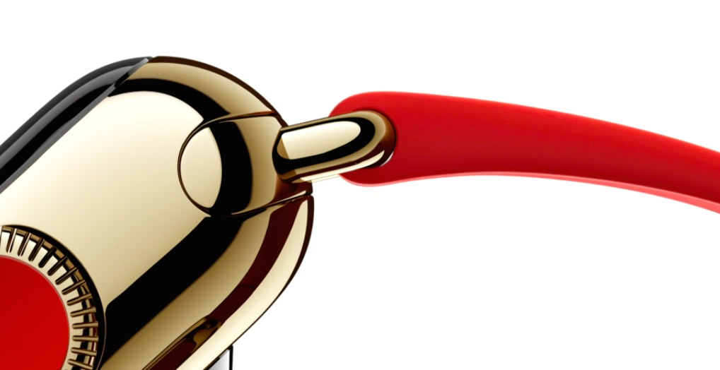 Premium version of the watch with 24-carat gold.