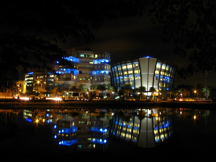 Bangalore city at night