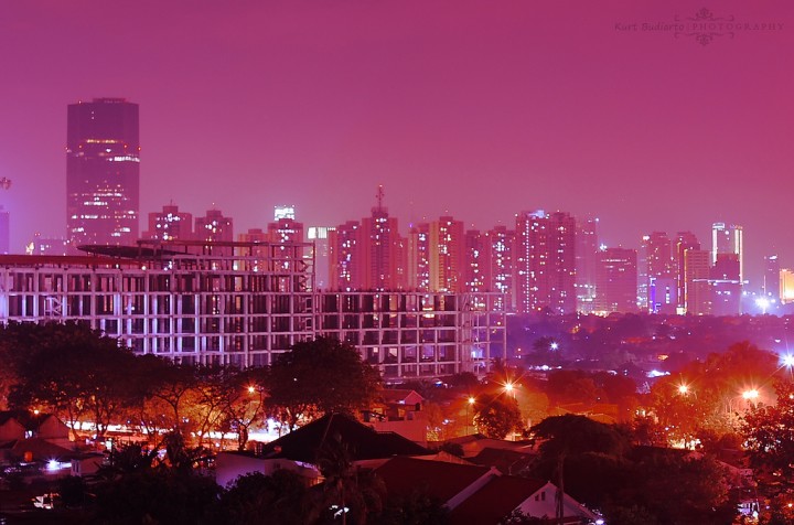 Jakarta at night