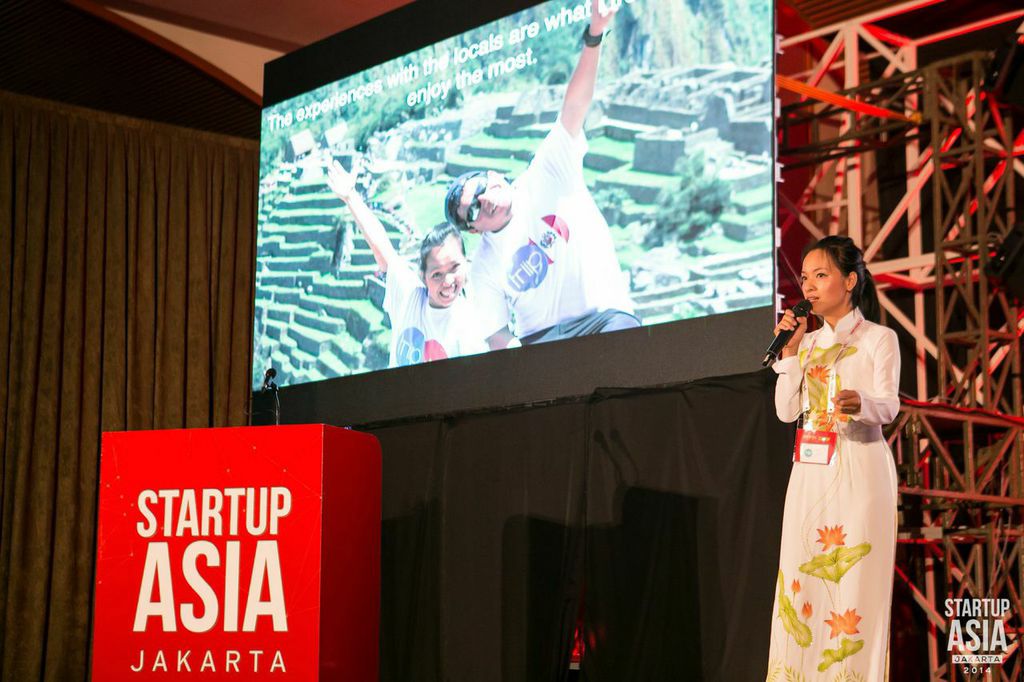 Startup Arena pitching, at StartupAsia Jakarta