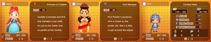 fantasy life character screen