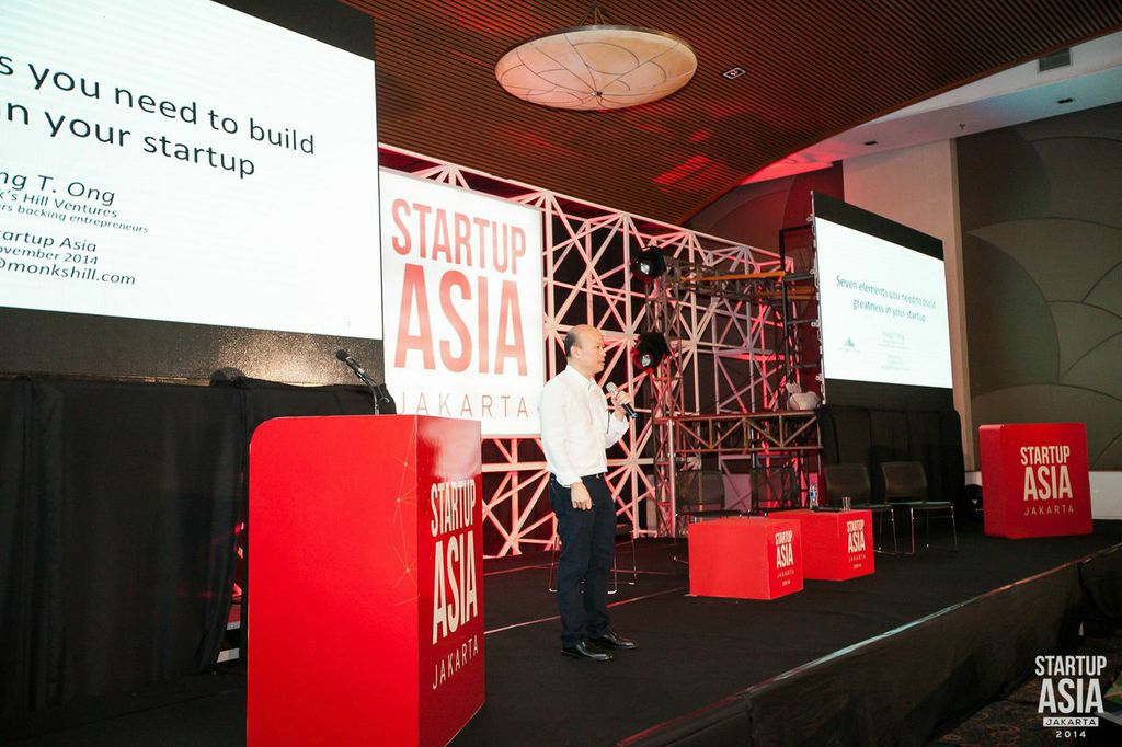 Startup Arena pitching, at StartupAsia Jakarta