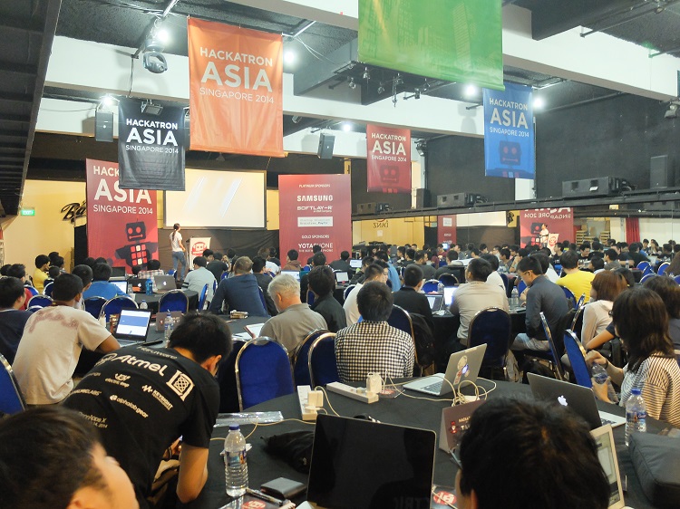 Hackers at Hackatron Asia Singapore 2014