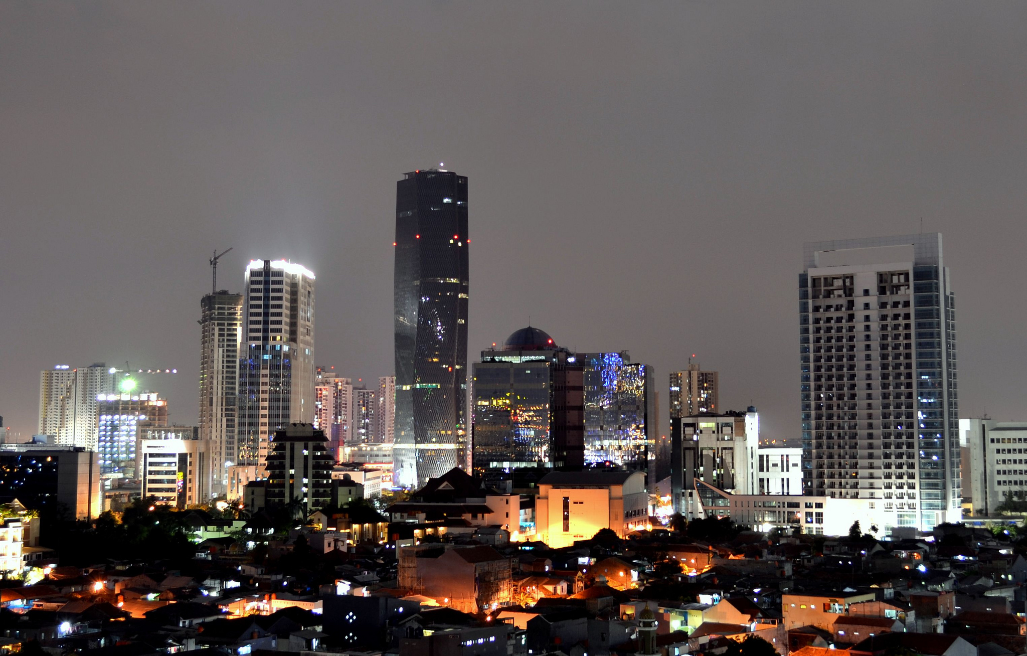 25 городов. Jakarta Skyline. Jakarta Τζακάρτα.