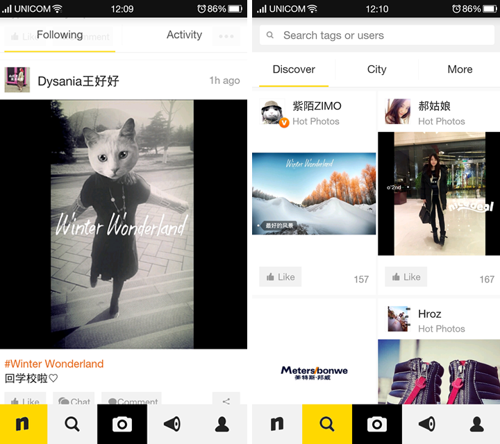 nice following and discover
