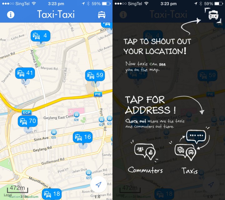 app to call taxi in singapore