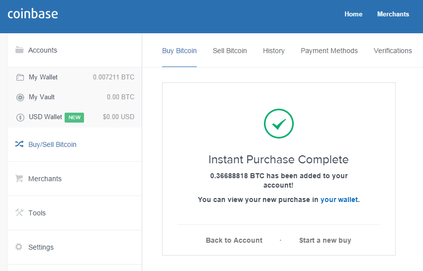 Can i buy and sell bitcoin same day on coinbase