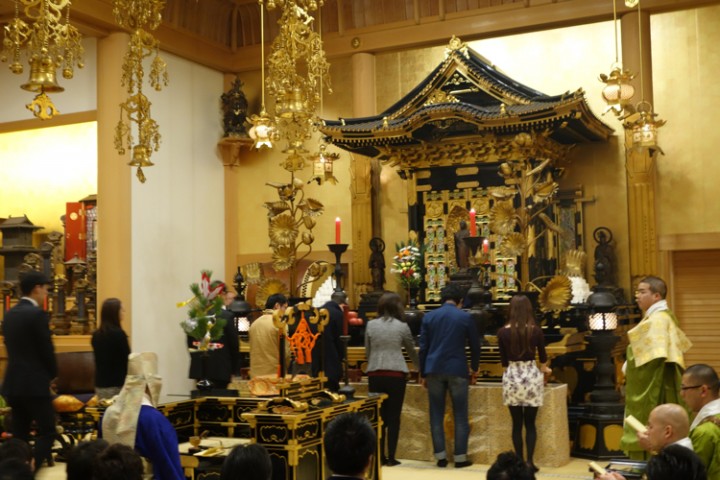 Before the group prayer, each individual had a chance to take a moment for themselves.