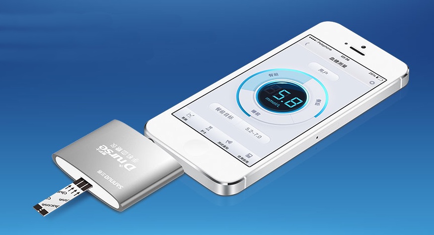 glucometer nurse d in Chinese raises Dnurse millions glucometer smartphone