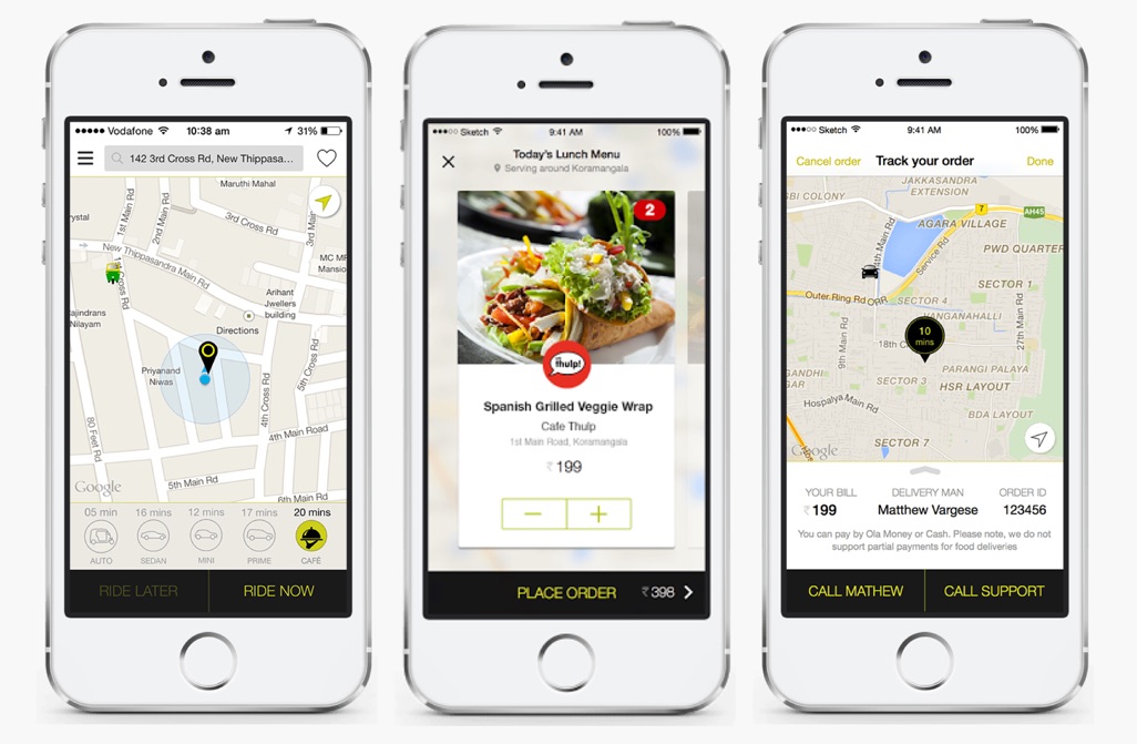 India's answer to Uber gets into food delivery with launch of Ola Cafe
