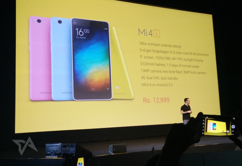 Xiaomi Mi 4i launch in India