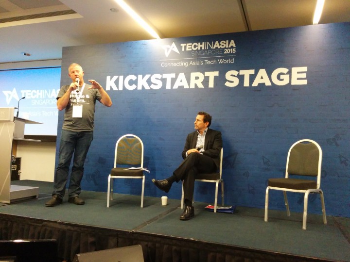 Phil Morle speaks at Tech in Asia Singapore '15