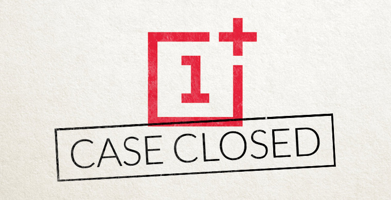 OnePlus Cyanogen case closed